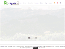 Tablet Screenshot of bioespais.com
